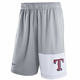Men's Texas Rangers Nike Gray Dry Fly Shorts,baseball caps,new era cap wholesale,wholesale hats
